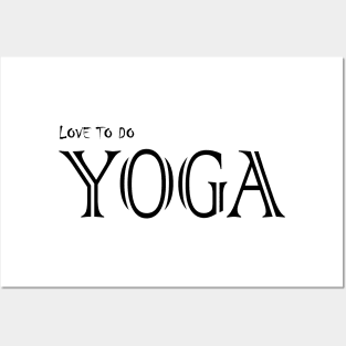 Yoga Posters and Art